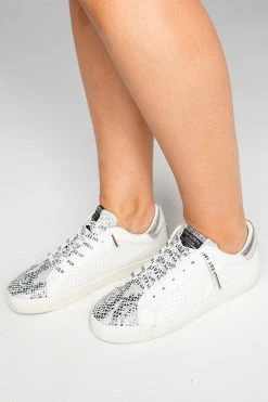 Gadot Sneaker - White Snake
