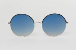 BuddyLove Farrah Round Metal Sunglasses - Blue 12 BuddyLove Farrah Round Metal Sunglasses - Blue -US Skirt Sales Store 2Q6A5419