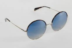 BuddyLove Farrah Round Metal Sunglasses - Blue 13 BuddyLove Farrah Round Metal Sunglasses - Blue -US Skirt Sales Store 2Q6A5436