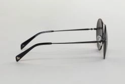 BuddyLove Capri Round Double Ridge Sunglasses - Black -US Skirt Sales Store 2Q6A5459