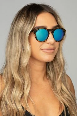 BuddyLove Val Acetate Framed Sunglasses - Blue -US Skirt Sales Store 2Q6A6334