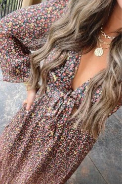 BuddyLove Desirae Long Sleeve Maxi Dress - Color Burst 13 BuddyLove Desirae Long Sleeve Maxi Dress - Color Burst -US Skirt Sales Store Aubrey.alley