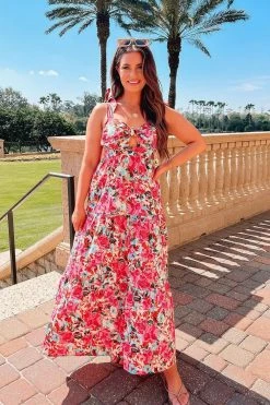 BuddyLove Hamptons Tie-Shoulder Maxi Dress - Sweet Dreams -US Skirt Sales Store Aubrey.alley 4a76863e c0a2 4e59 9f9c f291143c2225