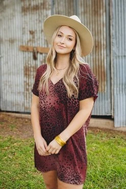 BuddyLove Baker V-Neck Shift Dress - Puma