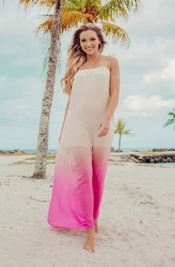 BuddyLove Barton Tie Shoulder Maxi Dress - Papaya