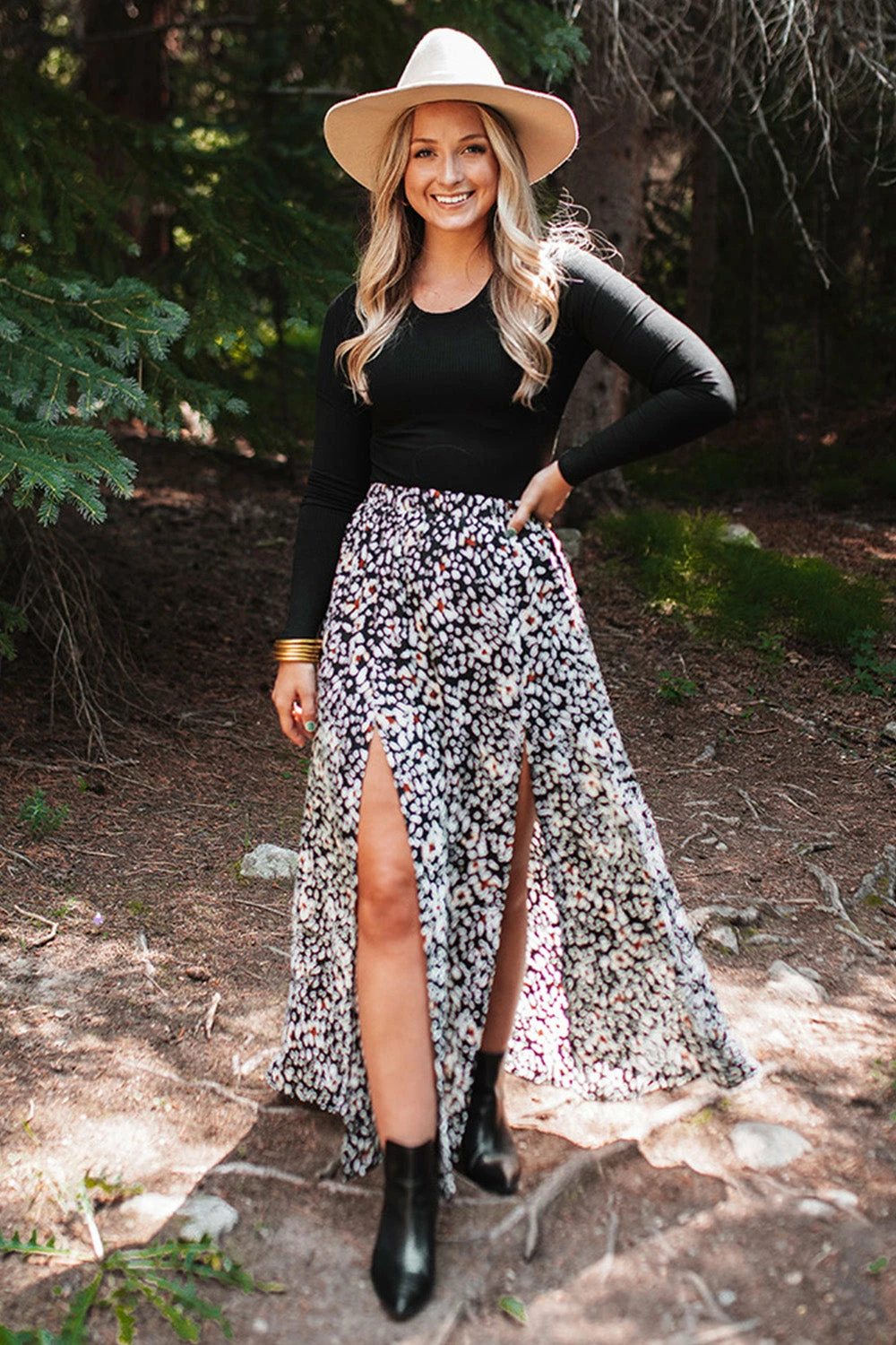 BuddyLove Bridget Maxi Skirt - Fossil 3 BuddyLove Bridget Maxi Skirt - Fossil