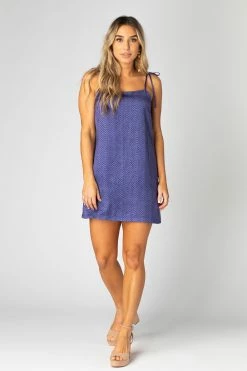 BuddyLove Tobin Tie Shoulder Mini Dress - Horned Frog 13 BuddyLove Tobin Tie Shoulder Mini Dress - Horned Frog -US Skirt Sales Store CG3468TobinHornedFrogFull