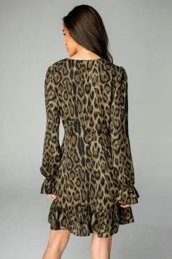 BuddyLove Alicia V-Neck Dress - Bearcat -US Skirt Sales Store CG3771AliciaBearcatBack