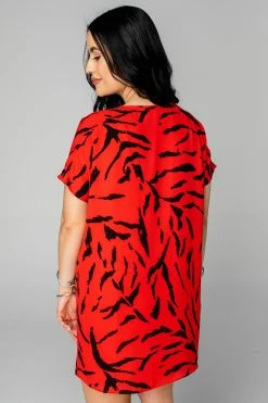 BuddyLove Baker V-Neck Shift Dress - Raider 10 BuddyLove Baker V-Neck Shift Dress - Raider -US Skirt Sales Store CG4062BakerRaiderBack