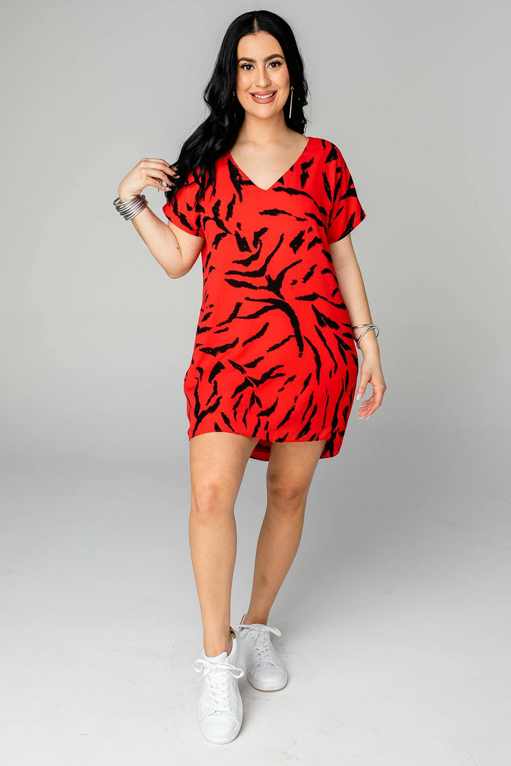 BuddyLove Baker V-Neck Shift Dress - Raider 7 BuddyLove Baker V-Neck Shift Dress - Raider - Image 5