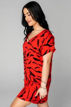 BuddyLove Baker V-Neck Shift Dress - Raider 9 BuddyLove Baker V-Neck Shift Dress - Raider -US Skirt Sales Store CG4062BakerRaiderSide