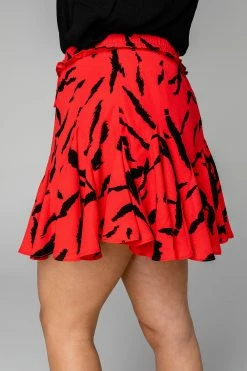 BuddyLove Presley Ruffle Mini Skirt - Raider -US Skirt Sales Store CG4063PresleyRaiderSide