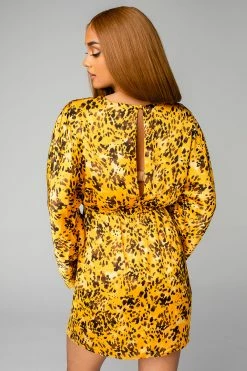 BuddyLove Gabriella Cocktail Dress - Tortoiseshell -US Skirt Sales Store CG4220GabriellaTortoiseshellBack