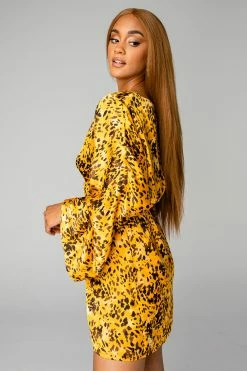 BuddyLove Gabriella Cocktail Dress - Tortoiseshell -US Skirt Sales Store CG4220GabriellaTortoiseshellSide