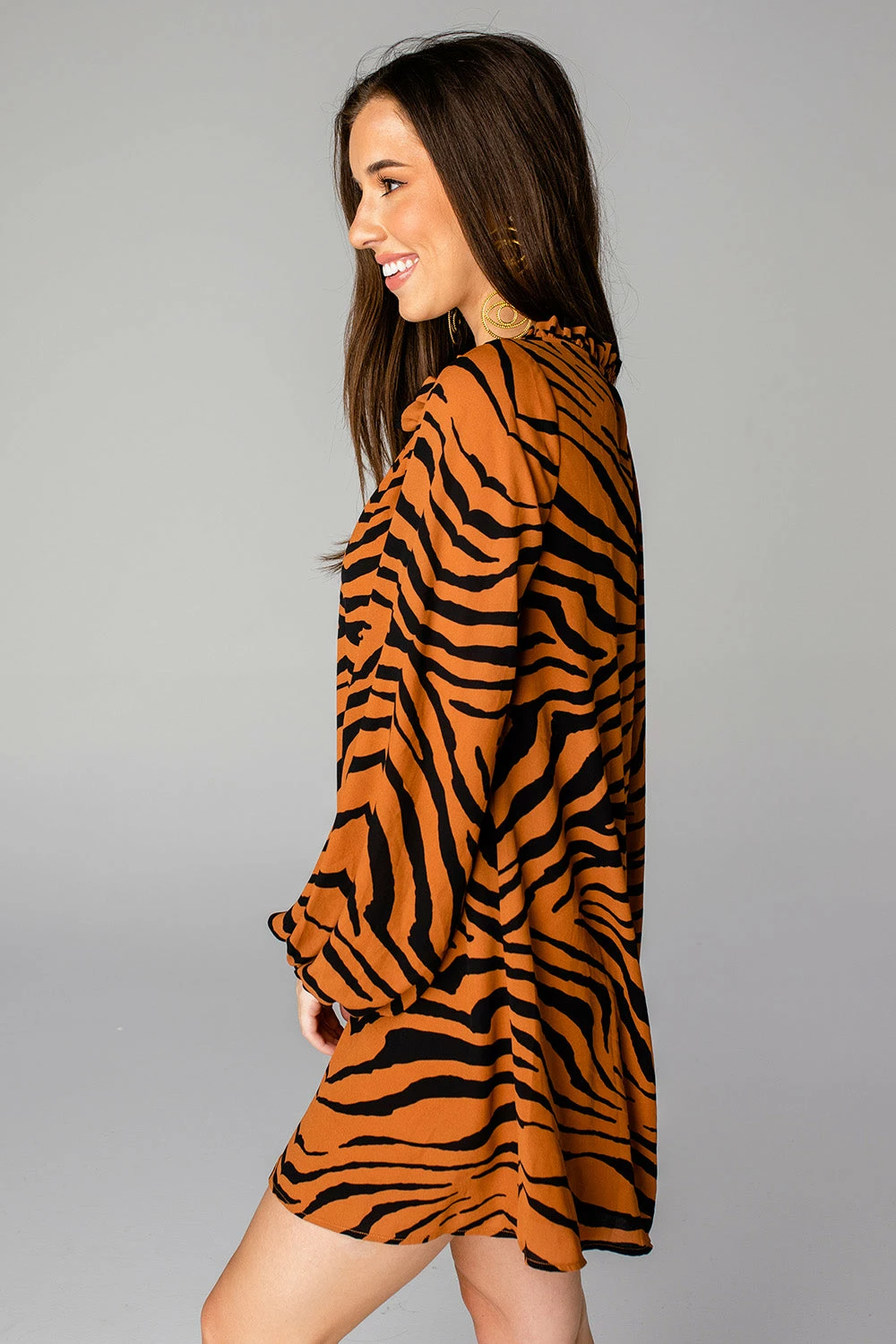 BuddyLove Leah Button Up Short Dress - Mowgli 4 BuddyLove Leah Button Up Short Dress - Mowgli - Image 3