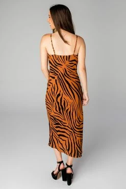 BuddyLove Tracy Midi Slip Dress - Mowgli -US Skirt Sales Store CG4338TracyMowgliBack