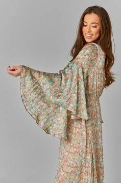 BuddyLove Colette Long Sleeve Maxi Dress - Boca 13 BuddyLove Colette Long Sleeve Maxi Dress - Boca -US Skirt Sales Store CG4342ColetteBocaCloseSleeve2