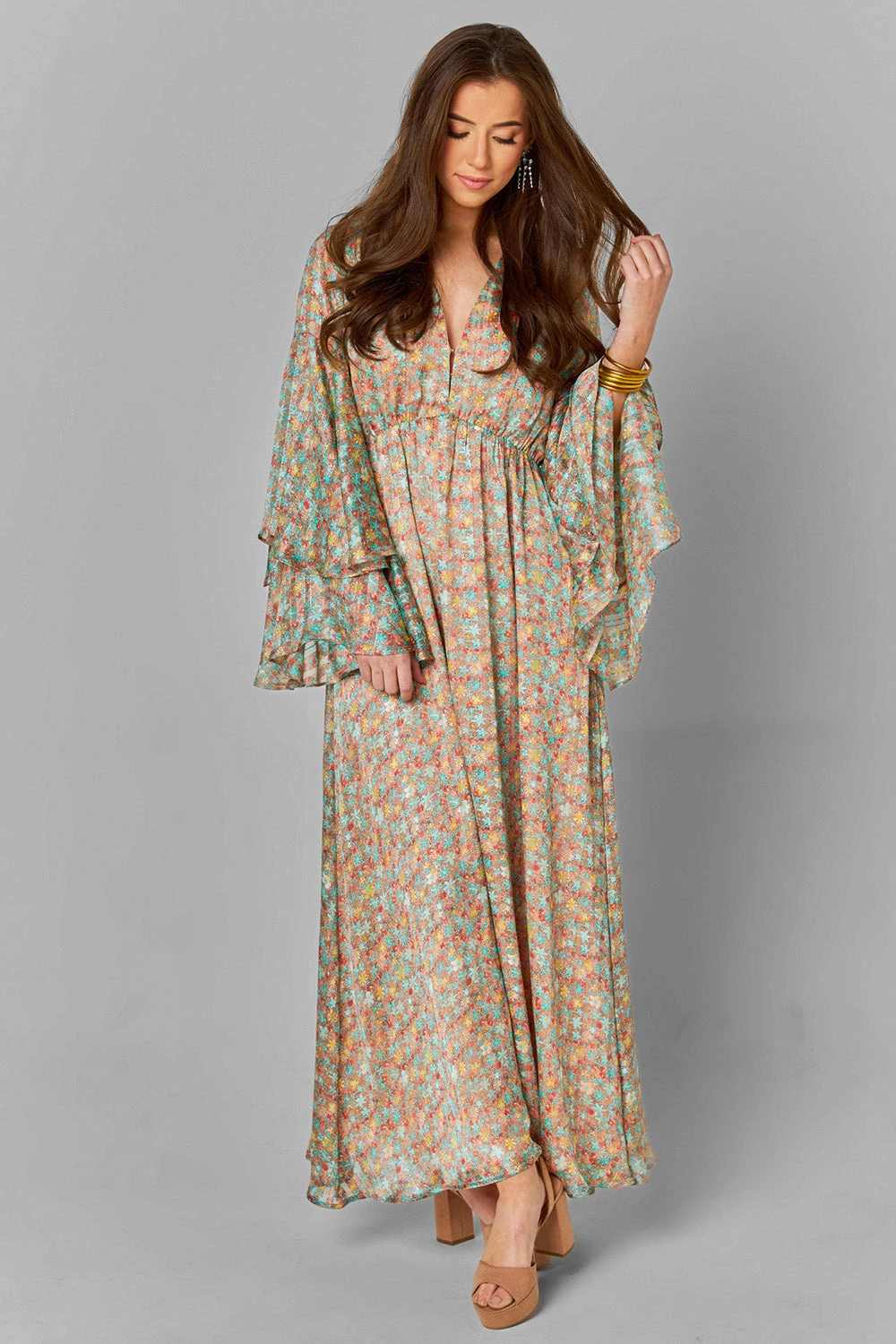 BuddyLove Colette Long Sleeve Maxi Dress - Boca 5 BuddyLove Colette Long Sleeve Maxi Dress - Boca - Image 3