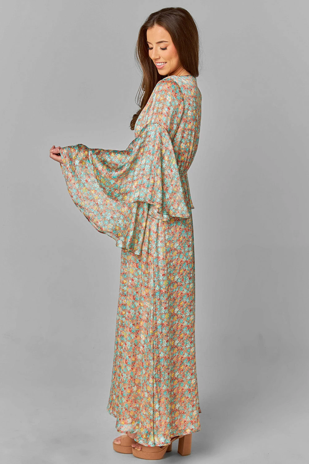 BuddyLove Colette Long Sleeve Maxi Dress - Boca 6 BuddyLove Colette Long Sleeve Maxi Dress - Boca - Image 4