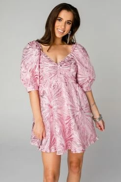 BuddyLove Poppy Puff Sleeve Mini Dress - Moody 10 BuddyLove Poppy Puff Sleeve Mini Dress - Moody -US Skirt Sales Store CG4360PoppyMoodyFront