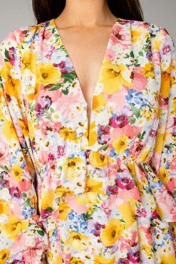 BuddyLove Eden Long Sleeve Maxi Dress - Free Love -US Skirt Sales Store CG4415EdenFreeLoveCloseUp