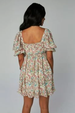 BuddyLove Valentina Puff Sleeve Babydoll Dress - Cotswolds 15 BuddyLove Valentina Puff Sleeve Babydoll Dress - Cotswolds -US Skirt Sales Store CG4467ValentinaCotswoldsBack