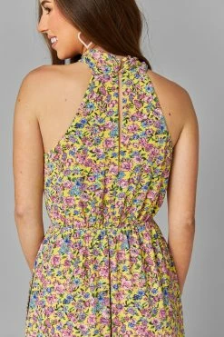 BuddyLove Pepper High Neck Maxi Dress - Marigold 16 BuddyLove Pepper High Neck Maxi Dress - Marigold -US Skirt Sales Store CG4480PepperMarigoldCloseback