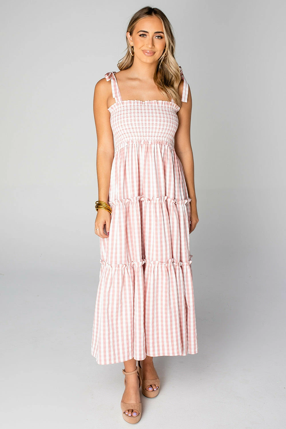 BuddyLove Merrick Tie-Shoulder Maxi Dress - Mauve 8 BuddyLove Merrick Tie-Shoulder Maxi Dress - Mauve - Image 6