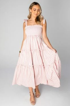 BuddyLove Merrick Tie-Shoulder Maxi Dress - Mauve 14 BuddyLove Merrick Tie-Shoulder Maxi Dress - Mauve -US Skirt Sales Store CG4530MerrickMauveFrontFull2