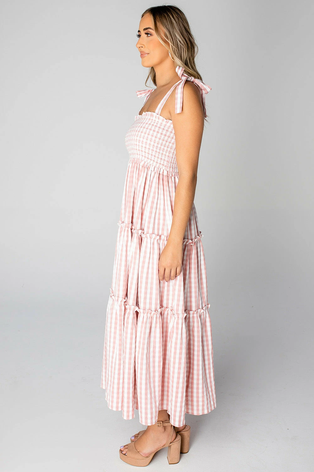 BuddyLove Merrick Tie-Shoulder Maxi Dress - Mauve 6 BuddyLove Merrick Tie-Shoulder Maxi Dress - Mauve - Image 4