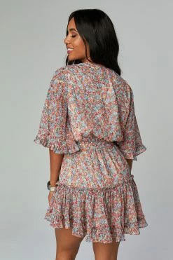 BuddyLove Pollyanna Elastic Waist Mini Dress - Field 13 BuddyLove Pollyanna Elastic Waist Mini Dress - Field -US Skirt Sales Store CG4554PollyannaFieldBack