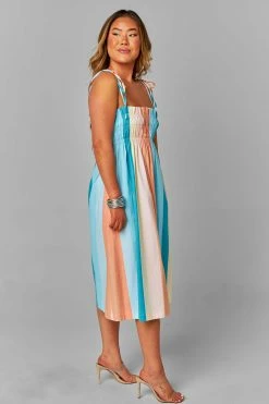 BuddyLove Lexi Tie Shoulder Midi Dress - Desert -US Skirt Sales Store CG4570LexiDesertside