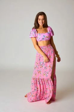 BuddyLove Giana Cover Up Maxi Skirt - Corsage -US Skirt Sales Store CG4653GianaCorsageFull1
