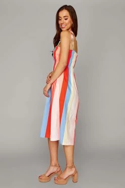 BuddyLove Lexi Tie-Shoulder Midi Dress - Cayman Islands -US Skirt Sales Store CG4669LexiCaymanIslandsSide