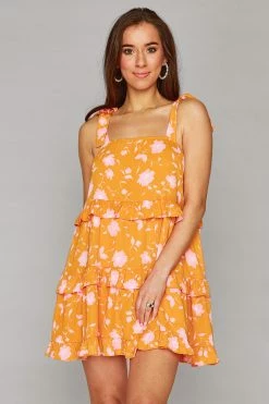 BuddyLove Kaia Tie-Shoulder Mini Dress - Pushpop 10 BuddyLove Kaia Tie-Shoulder Mini Dress - Pushpop -US Skirt Sales Store CG4671KaiaPushpopFront3