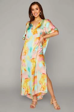 BuddyLove Pamela Caftan Maxi Dress - Sunny Day -US Skirt Sales Store CG4682PamelaSunnyDayFront2