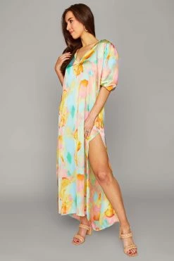 BuddyLove Pamela Caftan Maxi Dress - Sunny Day -US Skirt Sales Store CG4682PamelaSunnyDaySide