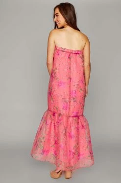 BuddyLove Dayton Strapless Maxi Dress - Daylily -US Skirt Sales Store CG4685DaytonDaylilyBack