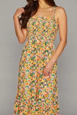 BuddyLove Kendra Tie-Shoulder Maxi Dress - Firefly -US Skirt Sales Store CG4774KendraFireflyCloseFront