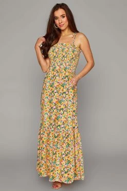 BuddyLove Kendra Tie-Shoulder Maxi Dress - Firefly -US Skirt Sales Store CG4774KendraFireflyFront2