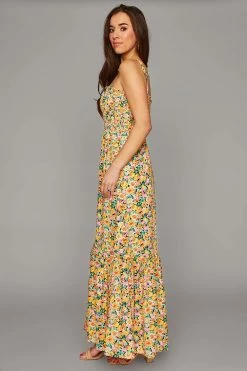 BuddyLove Kendra Tie-Shoulder Maxi Dress - Firefly -US Skirt Sales Store CG4774KendraFireflySide