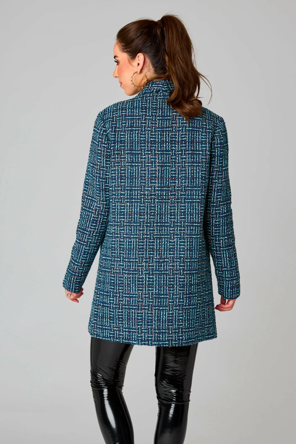 BuddyLove Carey Short Blazer Dress - Blue 10 BuddyLove Carey Short Blazer Dress - Blue - Image 8