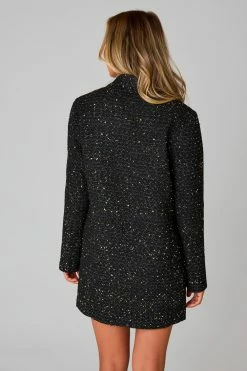 BuddyLove Carey Short Blazer Dress - Black -US Skirt Sales Store CG4817CareyBlackBack