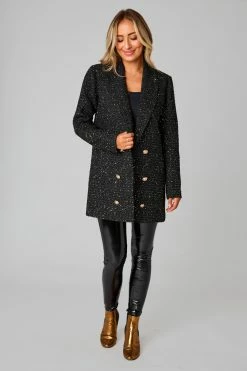 BuddyLove Carey Short Blazer Dress - Black -US Skirt Sales Store CG4817CareyBlackFull4