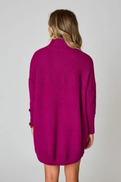 BuddyLove Mara Turtle Neck Short Dress - Mulberry 12 BuddyLove Mara Turtle Neck Short Dress - Mulberry -US Skirt Sales Store CG4828MaraMulberryBack2