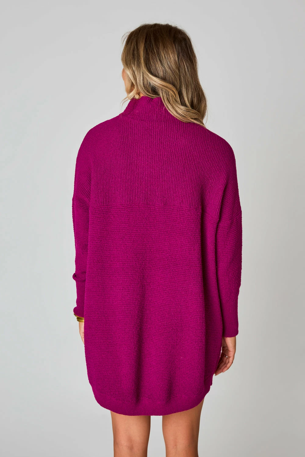 BuddyLove Mara Turtle Neck Short Dress - Mulberry 7 BuddyLove Mara Turtle Neck Short Dress - Mulberry - Image 5