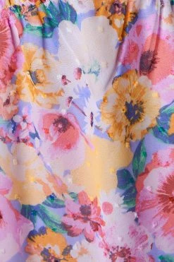 BuddyLove Buffy Ruffle Shoulder Maxi Dress - Estate -US Skirt Sales Store CG4852BuffyEstateClose