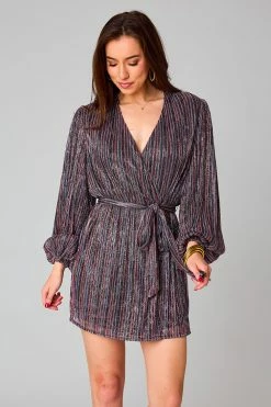 BuddyLove Adeline Short Wrap Dress - New Orleans -US Skirt Sales Store CG4859AdelineNewOrleansFront4