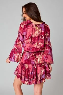 BuddyLove Zozo Elastic Waist Mini Dress - Ginger -US Skirt Sales Store CG4868ZozoGingerBack