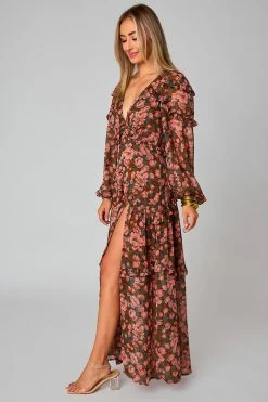 BuddyLove Pia Long Sleeve Maxi Dress - Lost Lovers -US Skirt Sales Store CG4871PiaLostLoversSide